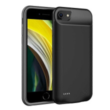 6000mAh Rechargeable Extended Battery Charger Case for iPhone SE (2020)/8/7/6,Audio Output