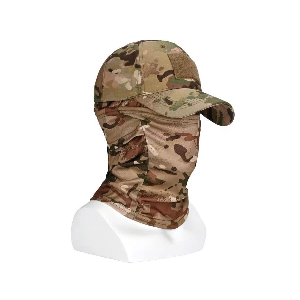 Sturmhaube Gesichtsmaske Adjustable Baseball Cap For Cs, Hunting, Paintball, Shooting, Outdoor Cycling, Black 6482260757865