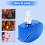 Atomizzatore di profumo ricaricabile a forma di cuore da 25 ml blu 9