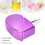 Atomizzatore viola a forma di cuore riutilizzabile da 25 ml 12