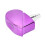 Atomizzatore viola a forma di cuore riutilizzabile da 25 ml 16