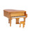Piano Shaped Music Box Wooden Simulation Piano 2