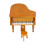 Piano Shaped Music Box Wooden Simulation Piano 6
