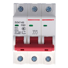 Couvercle PC MCB 3P DZ47-63, 4500/6000 A, 54  76  66 mm