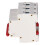 DZ47-63 4500A/6000A 54x76x66mm PC 3P barra DIN 7