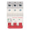DZ47-63 4500A/6000A 54x76x66mm PC 3P barra DIN 13