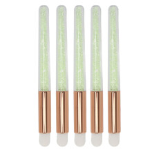 5pcs Lip Blending Brush Round Tip Rhinestones