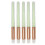 5pcs Lip Blending Brush Round Tip Rhinestones 1