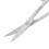 Fine Tip Eyebrow Scissors Stainless Steel Curved 14