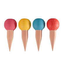 Self-Watering Spikes for Plants Pack of 4 Terracotta Basketball Watering Balls Automatic Irrigation Inserts