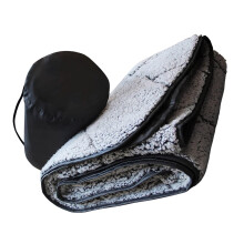 Camping Picnic Matte Portable Fleece Outdoor Blanket Soft Waterproof Folding Mat Moisture-Proof Durable Design