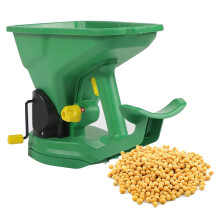 Hand Spreader 1.5 Litre - 5-Speed Garden Seed and Fertiliser Spreader for Lawn Seeds and Granulated Fertiliser