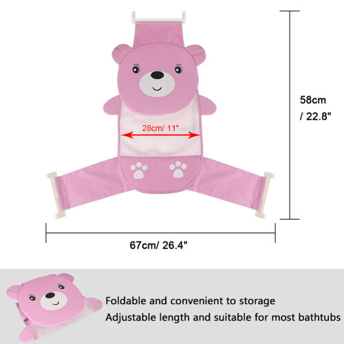 Adjustable Thicken Newborn Baby Bath Seat Support 2