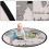 135cm Baby Round Carpet Playing Mat World Map 10