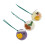 3pcs Aromatherapy Wax Tablet Portable Long Lasting 9