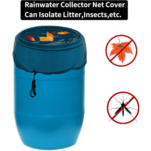 Rain Piston Net Rain Butt Covers 60cm with Adjustable Mosquito Protectors and Durable Waterproof Material 1