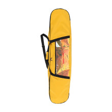 Snowboard Bag for Single Snowboard, Portable Yellow Carry Bag for Travel, Ice Skating, and Air Transport