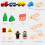 Multifunction Wood Rail Car DIY Assembly Colorful 9