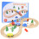 Multifunction Wood Rail Car DIY Assembly Colorful 1