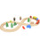 Multifunction Wood Rail Car DIY Assembly Colorful 2
