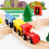 Multifunction Wood Rail Car DIY Assembly Colorful 10