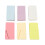 6 Packs Small Gradient Nails Soft Sponges 3