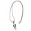 Collana con punta di freccia in lega d'argento vintage 8