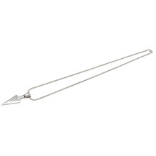 Collier pendentif à pointe de flèche - pour homme, alliage d'argent