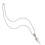 Collana con punta di freccia in lega d'argento vintage 9