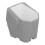Gray Plastic Elephant Shape Kitchen Tableware Drainer 14x8x11cm 8