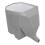Gray Plastic Elephant Shape Kitchen Tableware Drainer 14x8x11cm 15