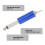 Interruttore a pedale wireless Tattoo 75 mm alluminio blu 5