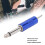 Interruttore a pedale wireless Tattoo 75 mm alluminio blu 4