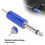 Interruttore a pedale wireless Tattoo 75 mm alluminio blu 12