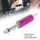 Pédale sans fil pour tatouage 75 mm violet alliage d'aluminium 4