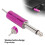 Pédale sans fil pour tatouage 75 mm violet alliage d'aluminium 10