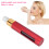 Mini roll-on réutilisable de 10 ml, bouteille rouge Alumite 12