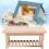 1:12 Mini Wooden Dessert Table Dining Room 11