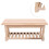 1:12 Mini Wooden Dessert Table Dining Room 8