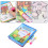 Children Magic Coloring Painting Cloth Book with 12