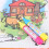 Children Magic Coloring Painting Cloth Book with 13