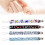 4pcs Baby Pacifier Clip Chain Printing Cotton 6