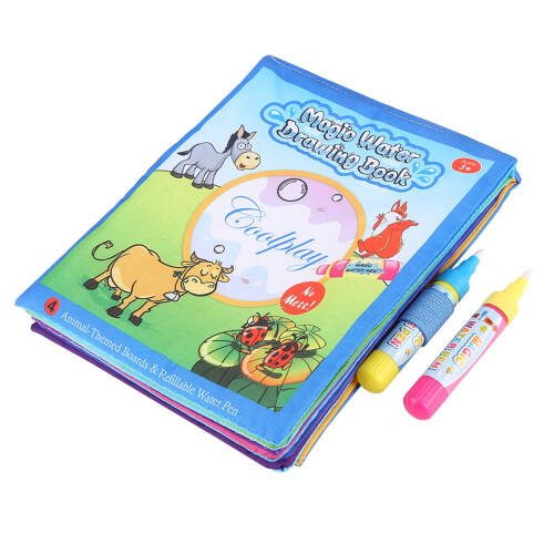 Children Magic Coloring Painting Cloth Book with