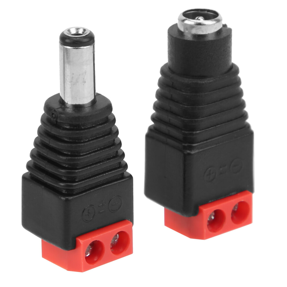 5.5X2.1mm Dc Power Connector Male Female Cctv 9469363338884