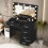 Vanity Makeup Desk with LED Mirror, 11 Bulbs, 3 Light Modes, 5 Drawers, Adjustable Brightness 1
