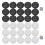 22mm Plastic Black White Backgammon Checkers Chips 1