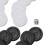 22mm Plastic Black White Backgammon Checkers Chips 15