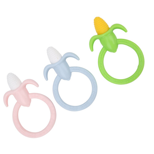 3pcs Baby Corn Teether Silicone Soothing Teething 2