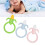 3pcs Baby Corn Teether Silicone Soothing Teething 10