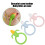 3pcs Baby Corn Teether Silicone Soothing Teething 15